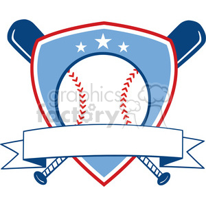 Baseball Shield Banner Design