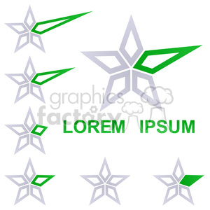 logo template star 005
