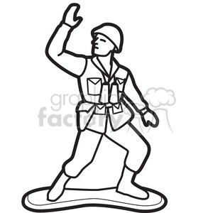   black white toy army soldier illustration graphic 