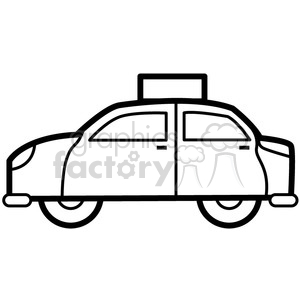 uber taxi vector icon