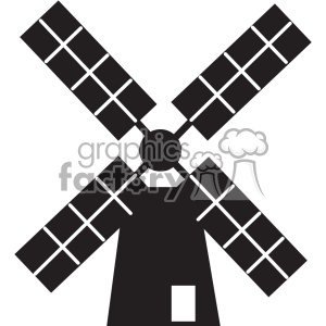 windmill vector icon art
