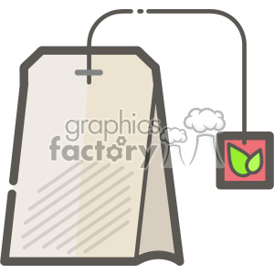 Tea Bag vector clip art images