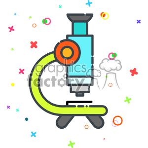 Microscope vector clip art images