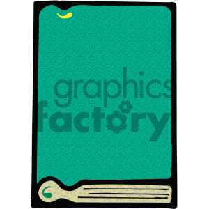 A clipart image of a closed book with a green cover, featuring a simplistic design.