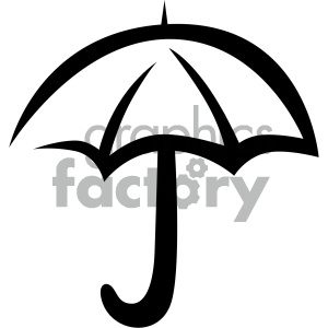 umbrella weather vector flat icon