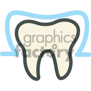 tooth sealant dental vector flat icon designs