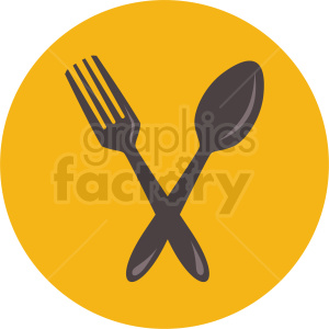 Fork and Spoon Crossed