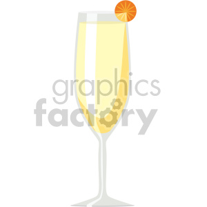 champagne glass flat icons