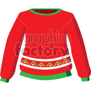 Festive Red Christmas Sweater