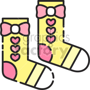 socks with hearts