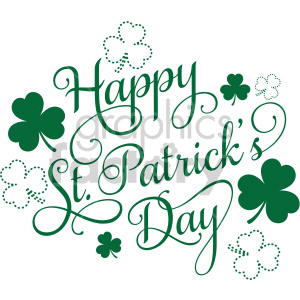 Festive St. Patrick's Day with Shamrocks