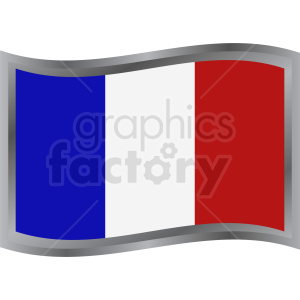 french flag label