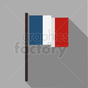 french flag on square background