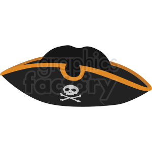 pirate hat vector clipart no background