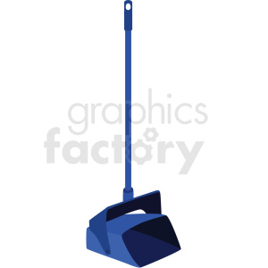 standing dust pan vector clipart