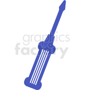 blue screwdriver vector design