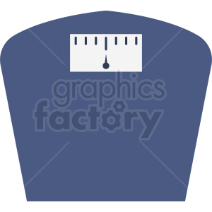 blue human scale vector clipart