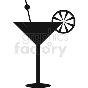 cocktail vector silhouette