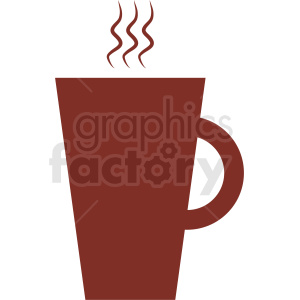   red coffee cup design 