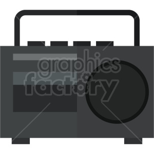 90s radio vector icon graphic clipart 2