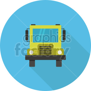   school bus vector icon graphic clipart 2 