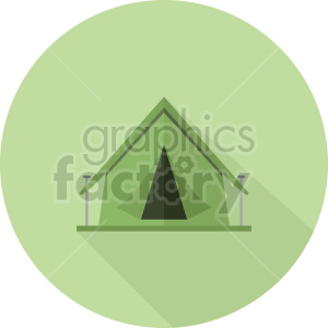 camping tent vector graphic clipart 1