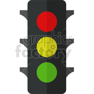 isometric traffic light vector icon clipart 6