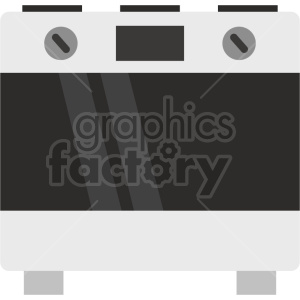 isometric oven vector icon clipart 1