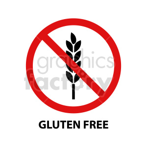 gluten free symbol vector graphic 01