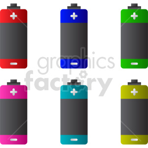 battery vector graphic bundle