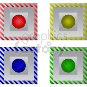 button bundle vector graphic