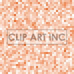 An abstract clipart image featuring a pattern of small, square pixels in varying shades of brown and tan, creating a mosaic-like appearance.
