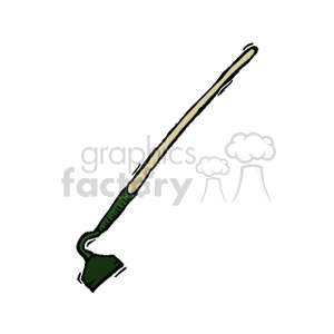 Large gardening hoe