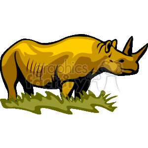 Cartoon rhinoceros
