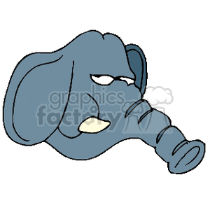 Angry cartoon elephant