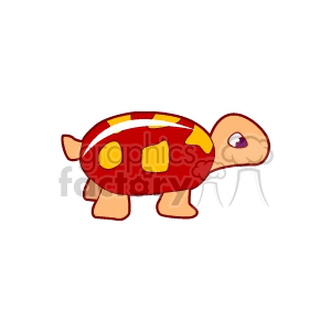 Cute little cartoon turtle