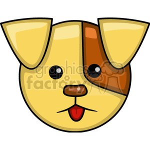 Cartoon Dog Face