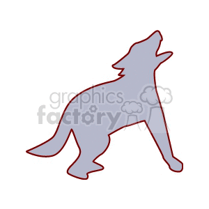 Dingo - Simplified Canine Silhouette