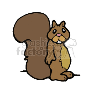 Cartoon Squirrel Image - Cute Rodent