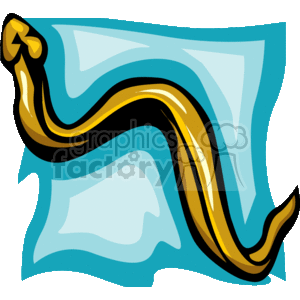 Slithering yellow snake