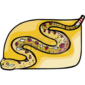 Cartoon Rattlesnake