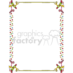 Party themed border