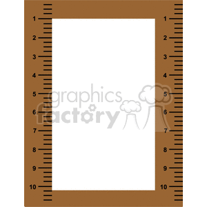 Ruler frame border