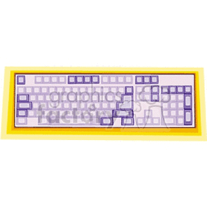 Colorful Computer Keyboard