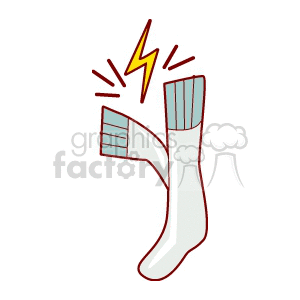 Socks with static shock