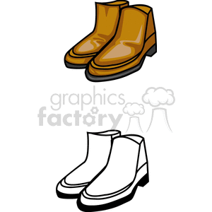 Two pairs of boots white and brown mens