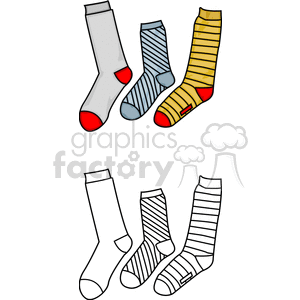 Colorful and Patterned Socks