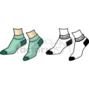 Colorful and Monochrome Sock