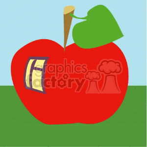 Cartoon apple house