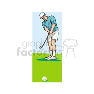 Golfer Putting